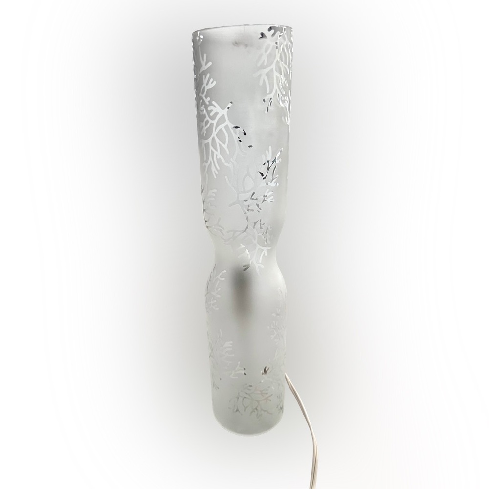 Vintage IKEA Frosted Cylinder Twig Branches Smart Lamp